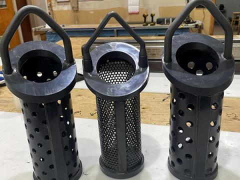 Custom heat bending and plastic fabrication with manual machining, plastic welding and design work for industrial parts cleaner