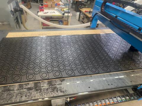 Ocean instrumentation in progress on CNC router